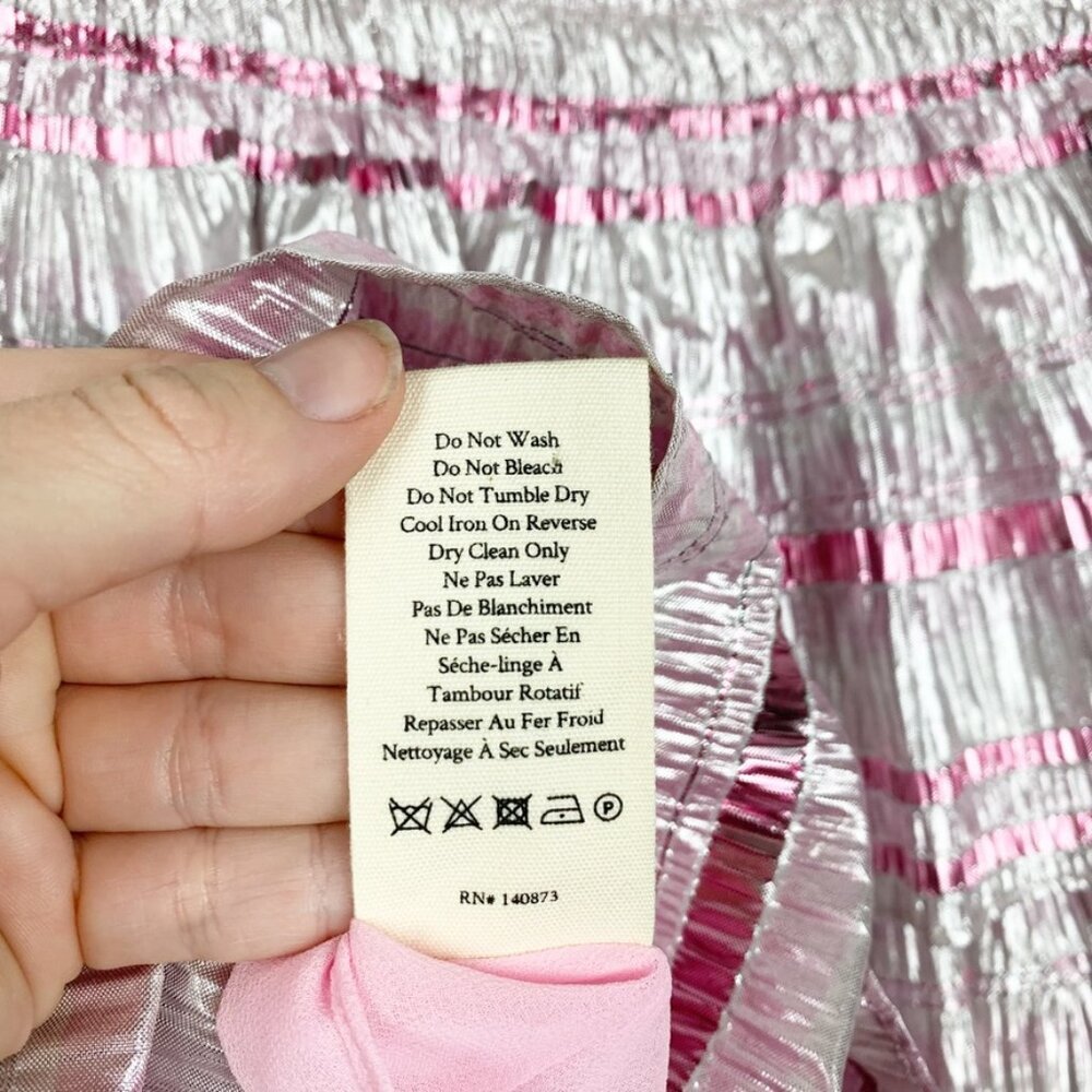 Loveshackfancy | Brynlee Metallic Tiered Mini Ski… - image 7